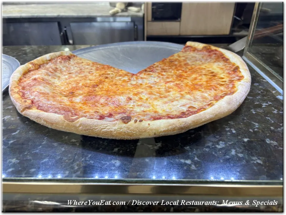 A classic cheese pie. Leo’s Pizza, Astoria.