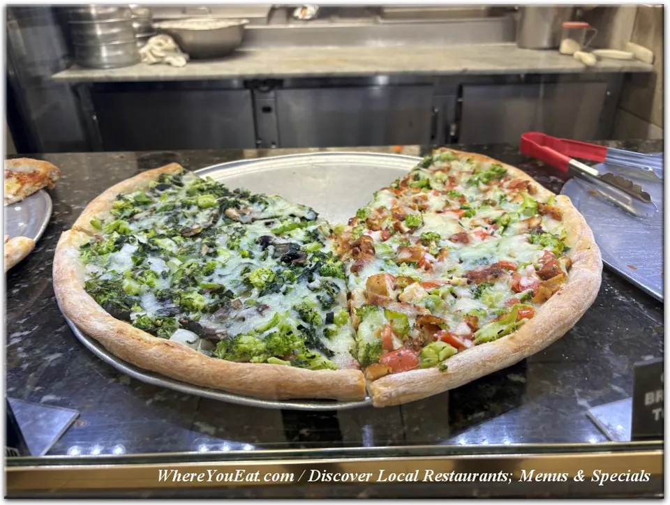 A pie with something for everyone. Leo’s Pizza, Astoria.
